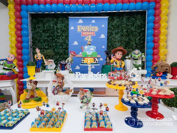 Aniversário Infantil de Aniversário Enrico 4 Anos