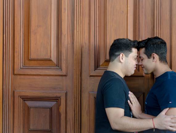 Casal de Cleber e Alex