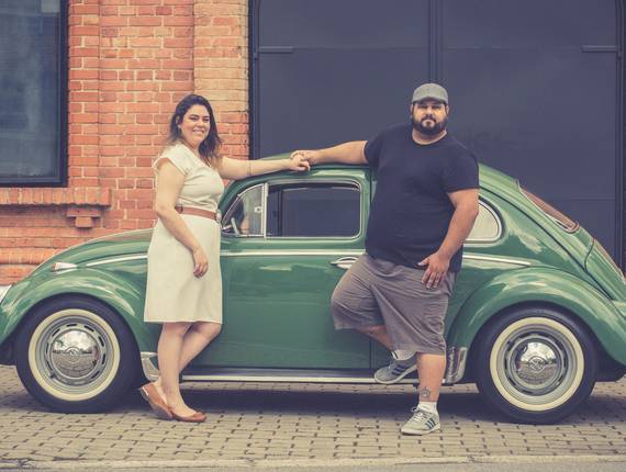 Casal de Adéle e Marcelo