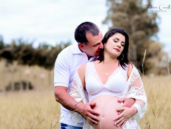 gestante  de Carregando o maior presente de Deus 