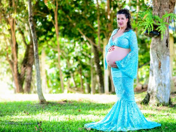 gestante  de Meu milagre do amor já cresce dentro de mim.