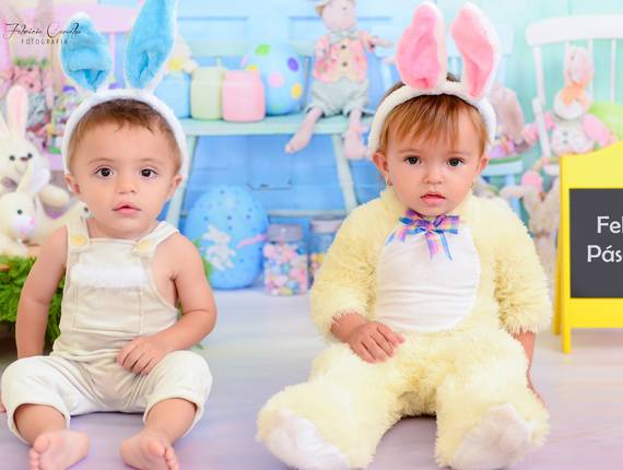 pascoa de Sophia e Conrado 