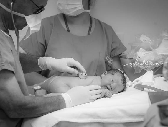 Fotografia de Parto de Nascimento Vitor
