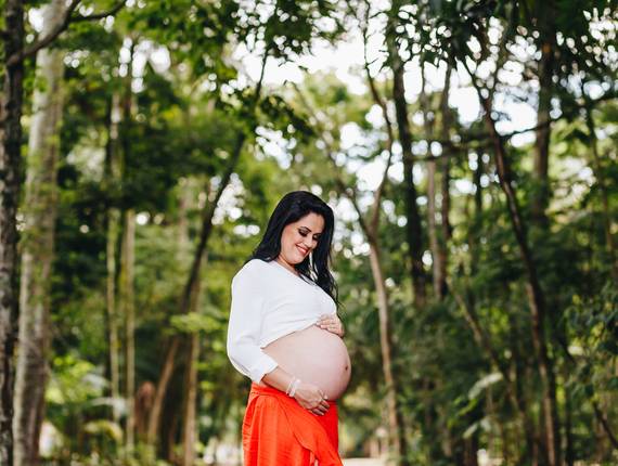Gestante de Ensaio Gestante Aline