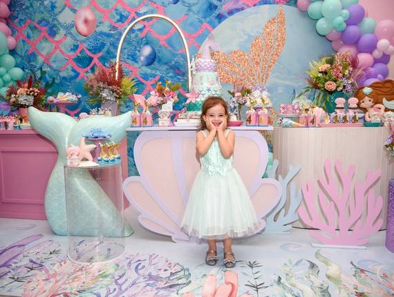 Aniversário Infantil de O sonho de Sereia  ♥ Maria Mariana
