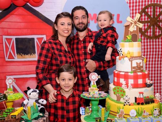 Aniversário Infantil de Primeiro Aninho Samuel