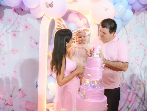 Aniversário Infantil de Primeiro Aninho Luisa