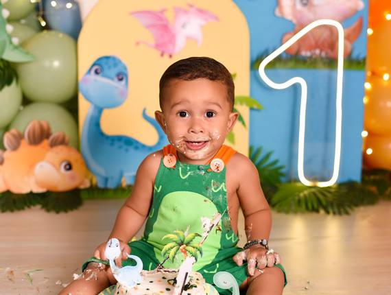 Ensaio Infantil de Smash The Cake Luigii 