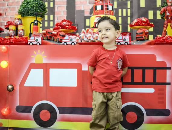 Aniversário Infantil de Manoel o Bombeiro!