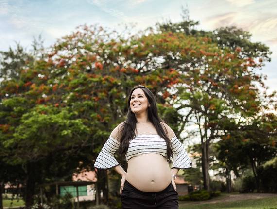 Gestante de Ensaio Rafaelle