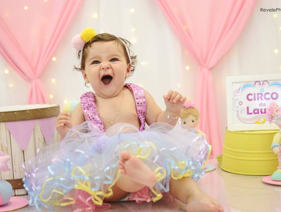 Ensaio Infantil de Smash the cake Laura