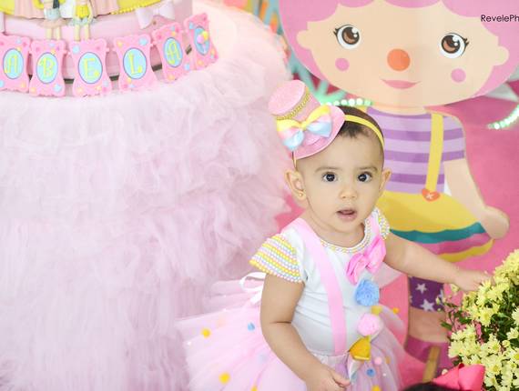 Aniversário Infantil de Isabela Primeiro Aninho