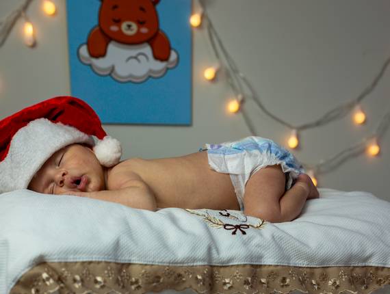 Newborn de Natal 1 mês Yan
