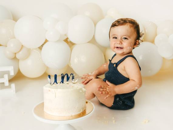 Smash the Cake de Primeiro Aniversário do Duarte