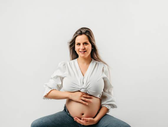 Grávida de Mariana e Simão