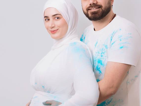 Gestante de Aya e Mohamad