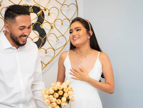 Noivado | Civil | Celebração de Casamento civil - Darliane e Romário