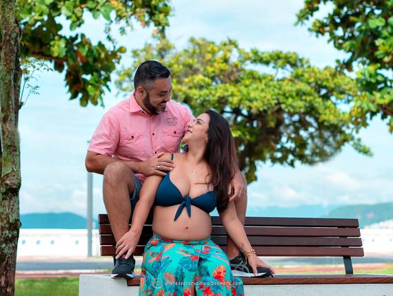 Ensaio Gestante de À doce espera da Giovana