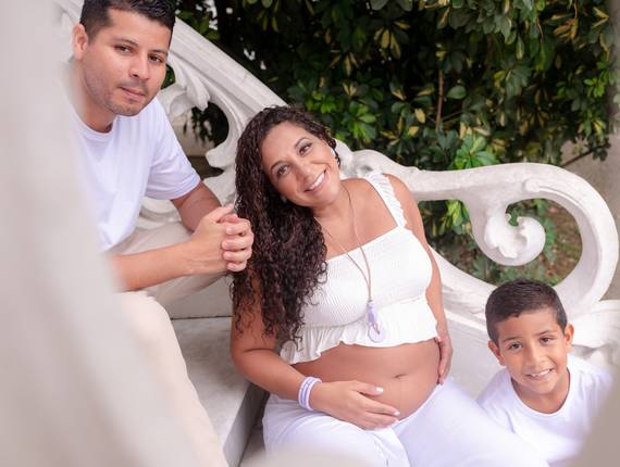 Ensaio Gestante de À espera da Sarah