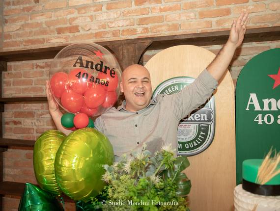 Aniversário de ANDRÉ | 40 ANOS | FESTA ADULTO