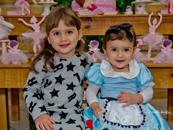Festa Infantil de Aniversário Helena e Alice | 3 e 1 ano
