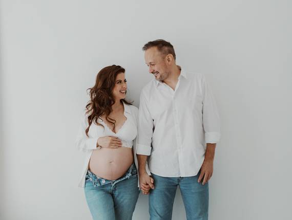 Ensaio Gestante em Estúdio de Regiane e Adalberto - Ensaio Gestante - Mogi das Cruzes