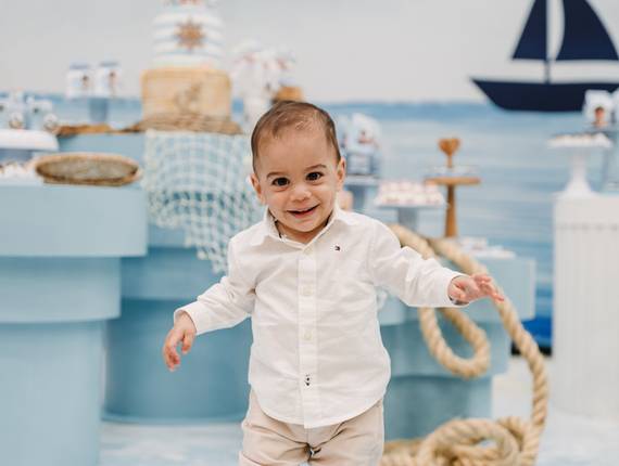 Fotografia de Aniversário Infantil  de Festa de 1 ano do Pedro no Buffet Santa Arruaça
