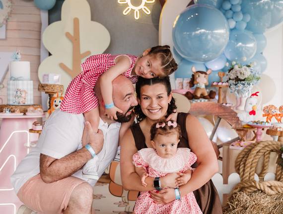 Fotografia de Aniversário Infantil  de Aniversário de 4 anos da Isadora