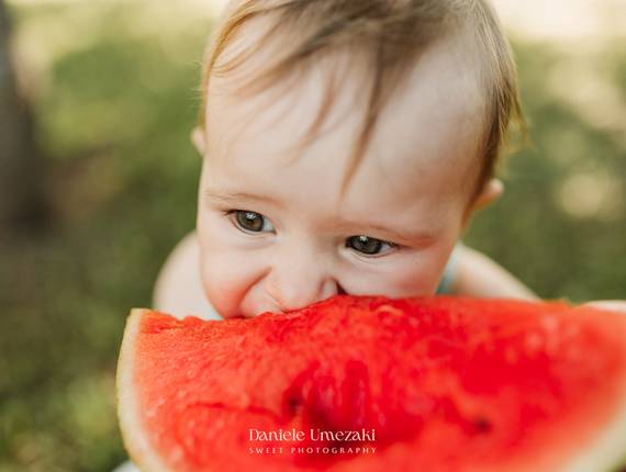 Smash The Cake  de Smash the Fruit do João | Ensaio de 1 Ano ao Ar Livre