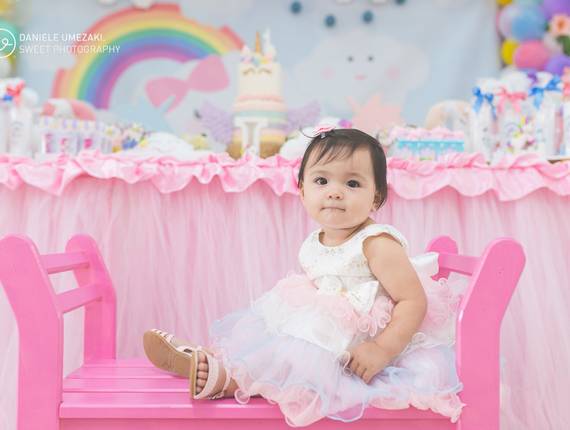 aniversário de 1º aniversário da Letícia 