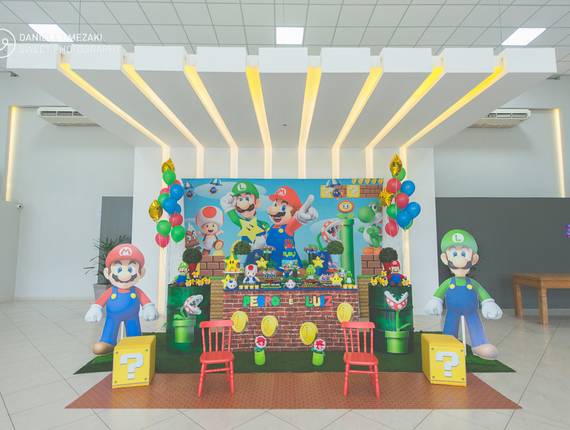 aniversário de Pedro e Luiz