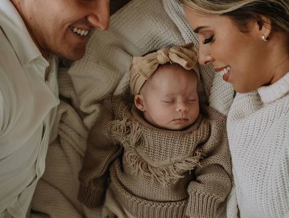 NEWBORN de Ensaio Newborn Natural da Helena