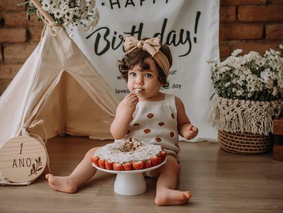 ENSAIO KIDS de Ensaio Kids da Clarice - 1 aninho 