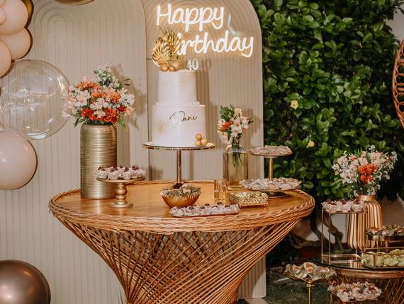 CASA SARAU - EVENTOS de ANIVERSARIO DE 40 ANOS DA DANIELLE 