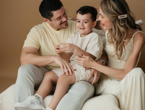 ENSAIO FAMÍLIA de Ensaio de Dia dos Pais - da Giuliana e Família 