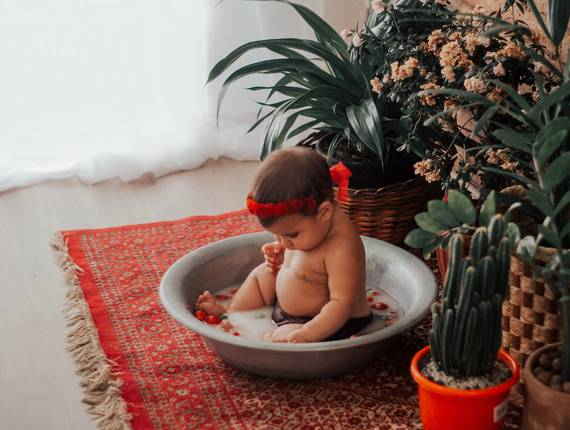 ENSAIO KIDS de Ensaio Kids - 6 meses da Maria Ester