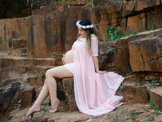 Ensaio Gestante de Elisangela