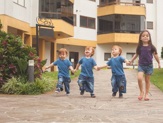 Doce Laço ♡ Família de Trigêmeos e muita Alegria ♡ Fotografia de Família