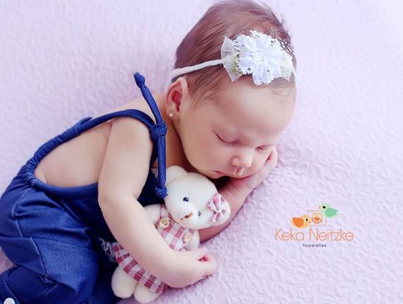 Newborn de Manuela 16 dias