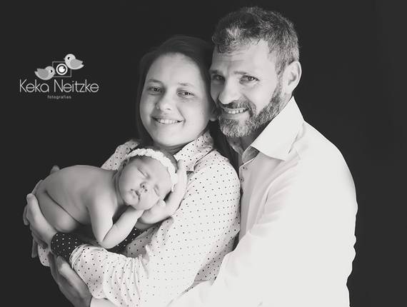 Newborn de Hannah 8 dias