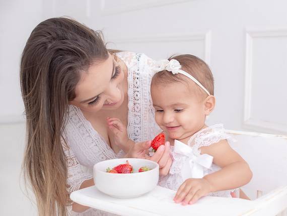 Acompanhamento do bebê de Isis - ensaio frutinha