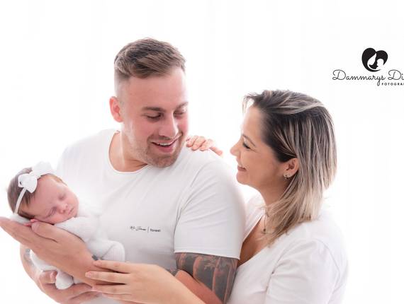 Acompanhamento do bebê de Ensaio Antonella