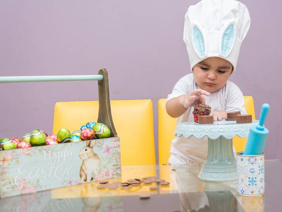 Temáticos de Páscoa divertida do Antonio {1 ano)