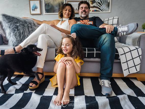 Ensaios de Ensaio Família | Sandy, Rafael, Alice e Nina