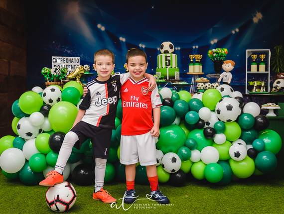 Festas Infantis de Marcello e Vicente | 5 anos {Futebol}
