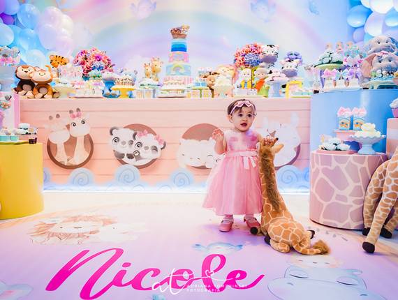 Festas Infantis de Nicole | 1 ano {Arca de Noé}