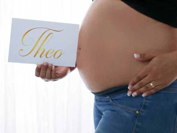 Gestante de A espera de Theo