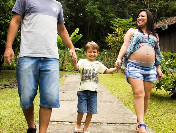 Ensaio Gestante de Esperando por João Pedro