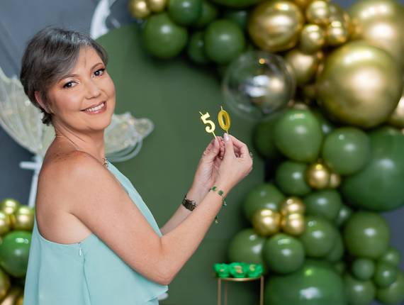 Celebrações de A alegria em Movimento: O aniversário de 50 anos da Andrea