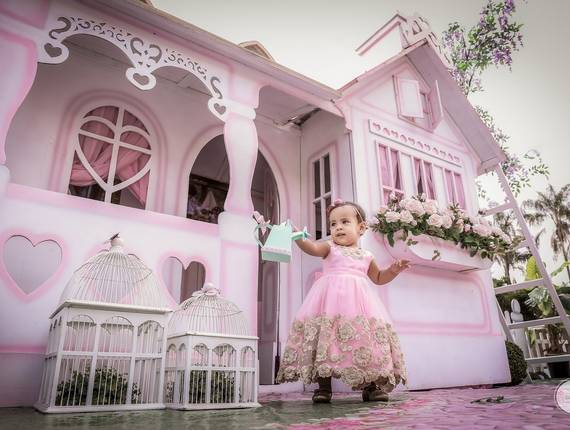 Aniversários e Família  de Melinda 1 aninho - Casa de Boneca